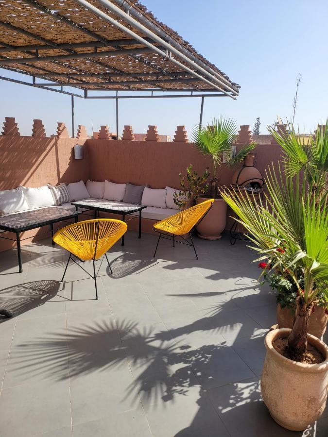 Riad Melilo Avec Piscine Chauffee Marrakesh Exteriör bild