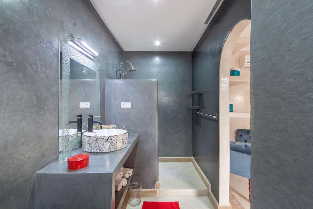 Riad Melilo Avec Piscine Chauffee Marrakesh Exteriör bild