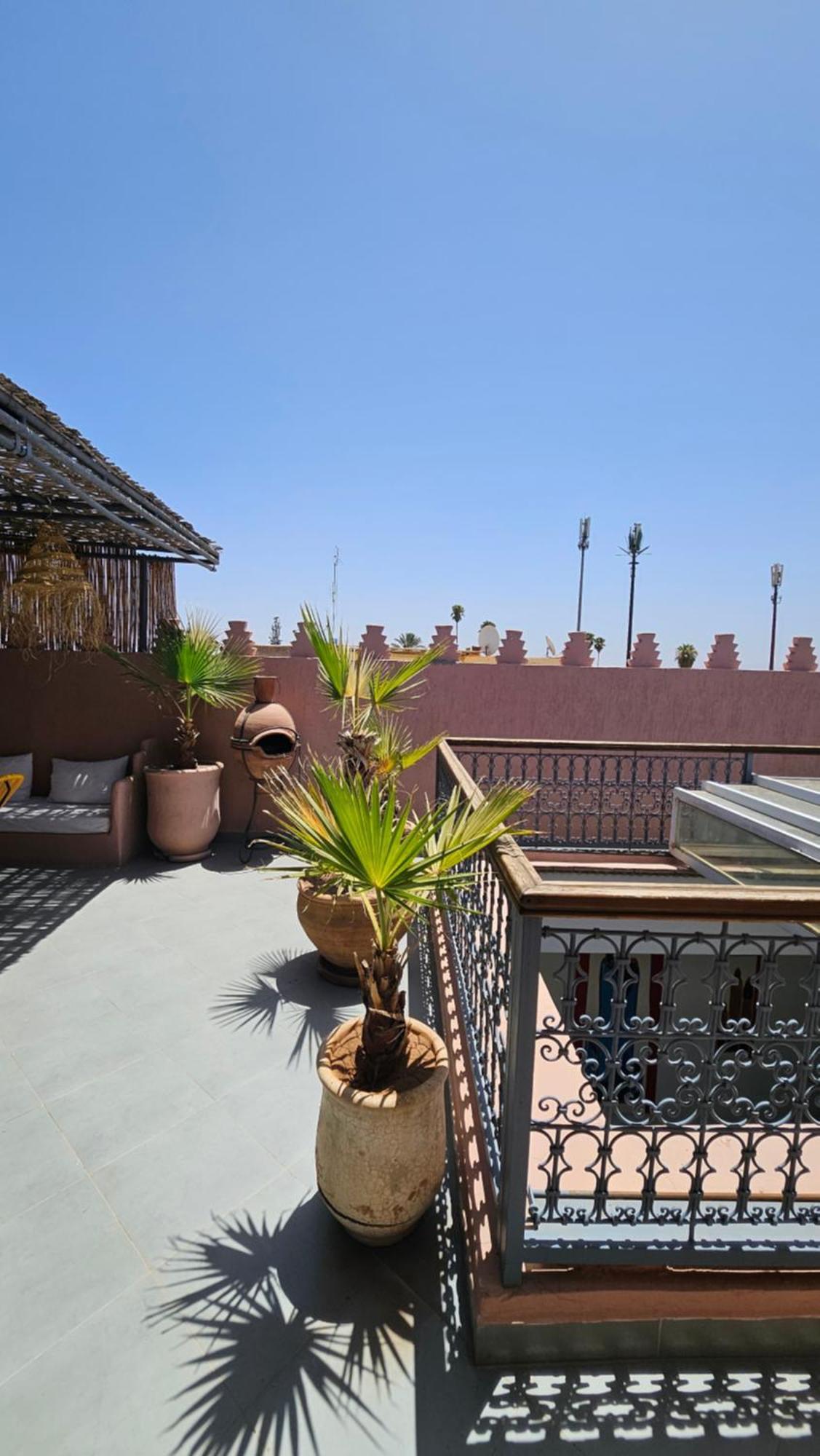 Riad Melilo Avec Piscine Chauffee Marrakesh Exteriör bild