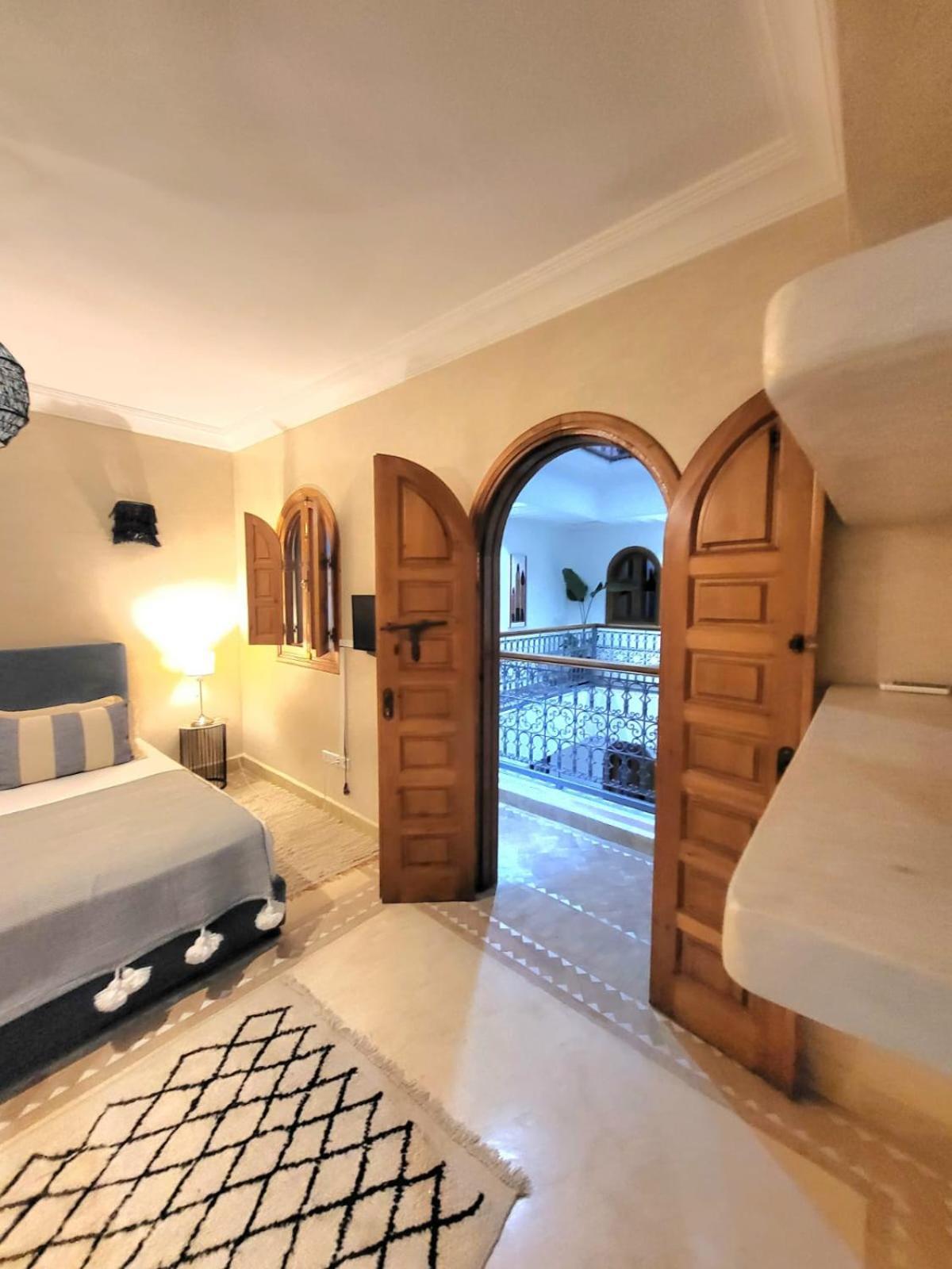 Riad Melilo Avec Piscine Chauffee Marrakesh Exteriör bild