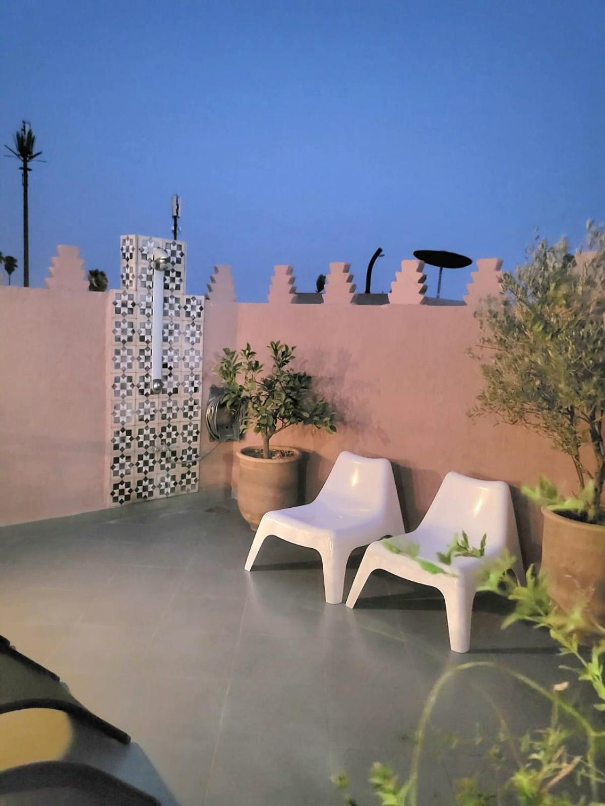 Riad Melilo Avec Piscine Chauffee Marrakesh Exteriör bild
