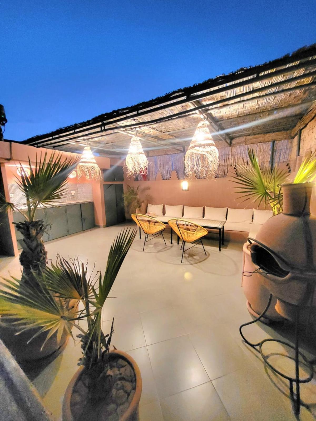 Riad Melilo Avec Piscine Chauffee Marrakesh Exteriör bild