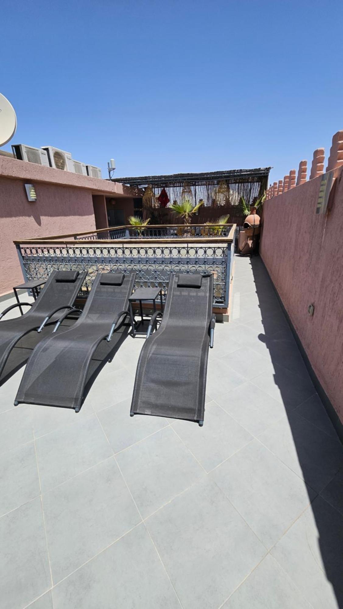 Riad Melilo Avec Piscine Chauffee Marrakesh Exteriör bild