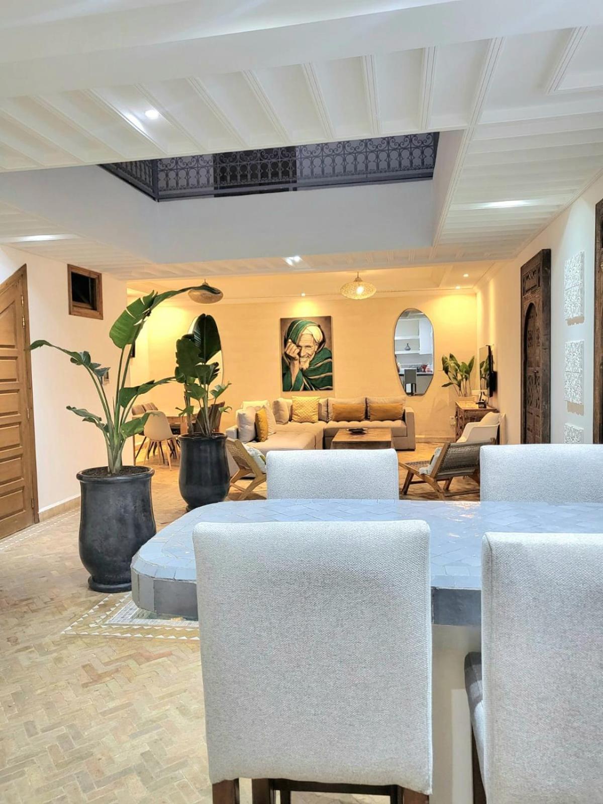 Riad Melilo Avec Piscine Chauffee Marrakesh Exteriör bild