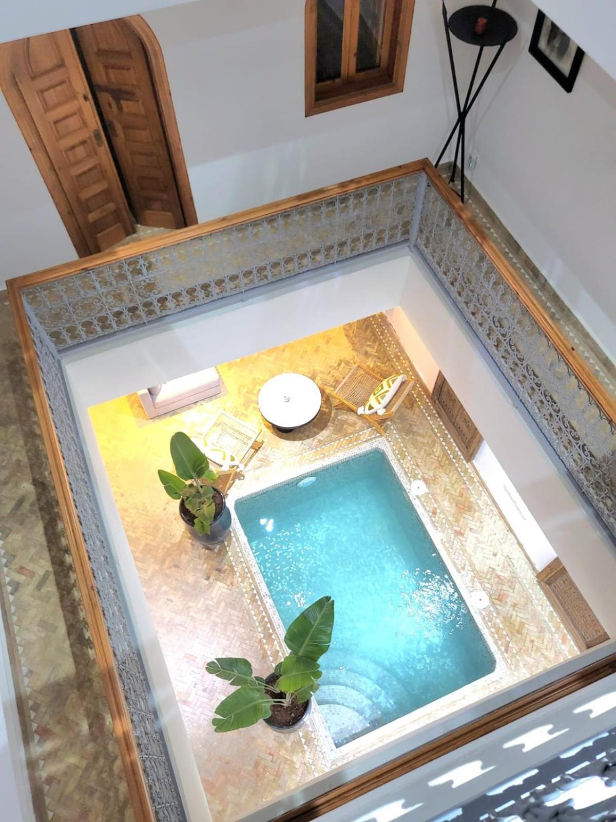 Riad Melilo Avec Piscine Chauffee Marrakesh Exteriör bild